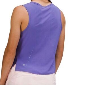 Lululemon Swift Ventilated Running Tank Top Charged Indigo Size 4